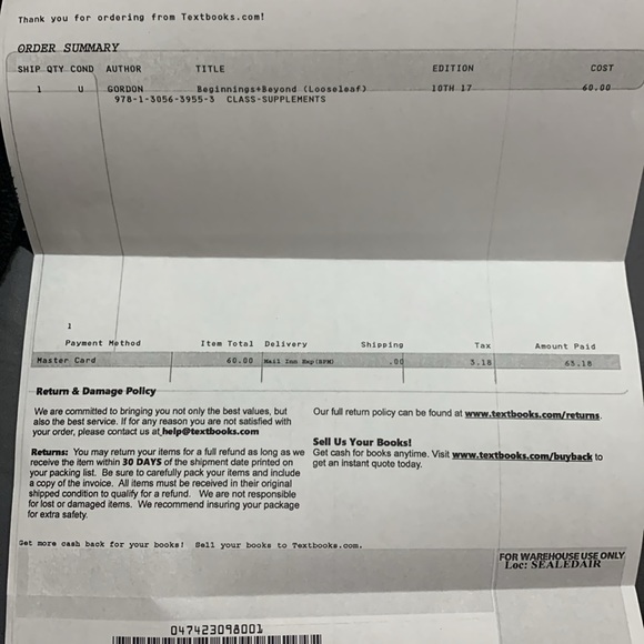 Used US History book in great condition - Picture 2 of 2